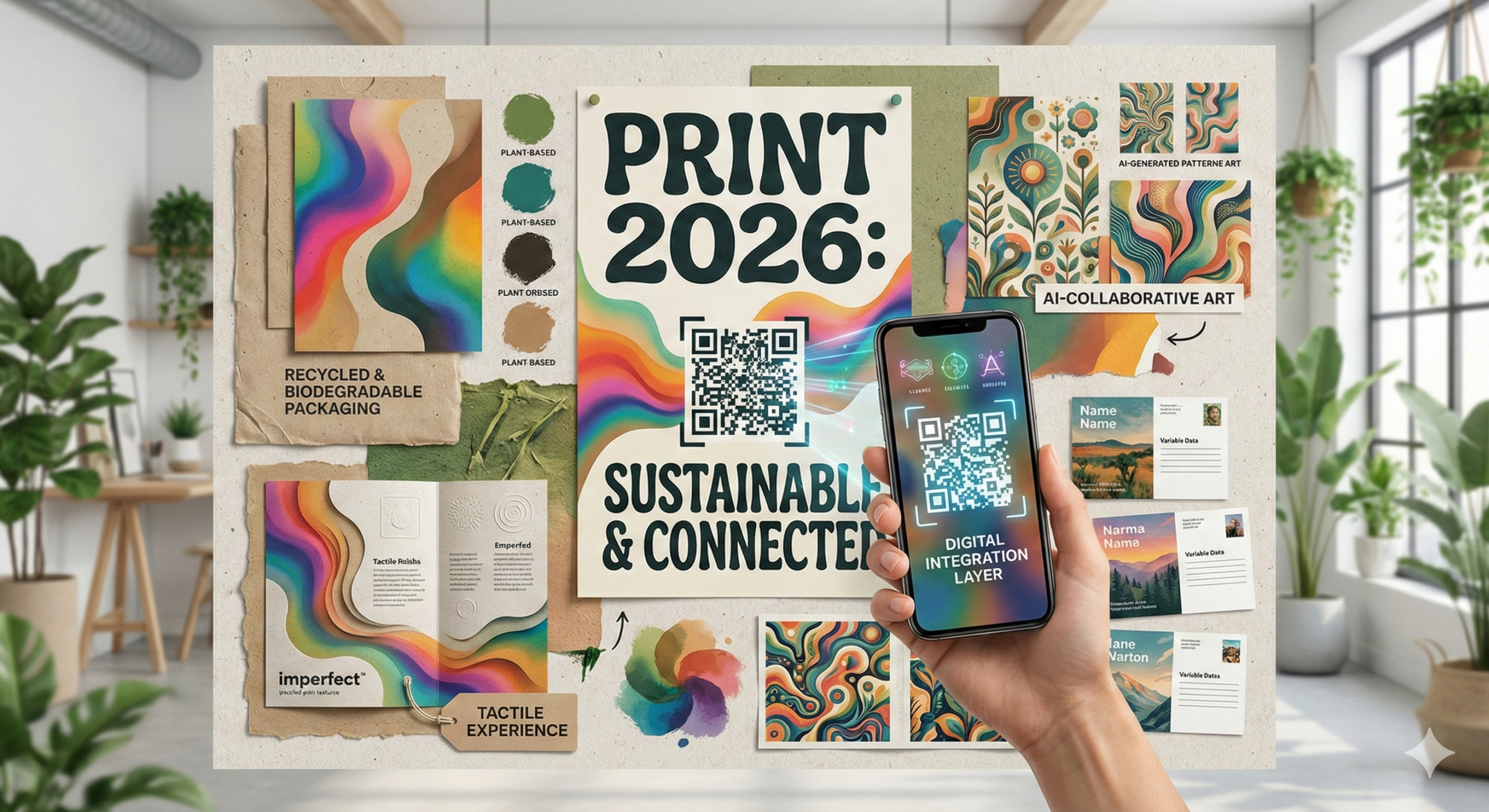 แนวโน้มการออกแบบสิ่งพิมพ์ในปี 2026